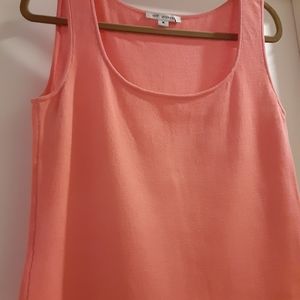 ST JOHN Tank top in Peach Size M